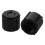 2Pz Tappi Scarico Rv in ABS Nero Per Calda/fredda 10
