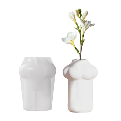 Silicone Cloud Shape Vase Mold High Temperature-Single layer