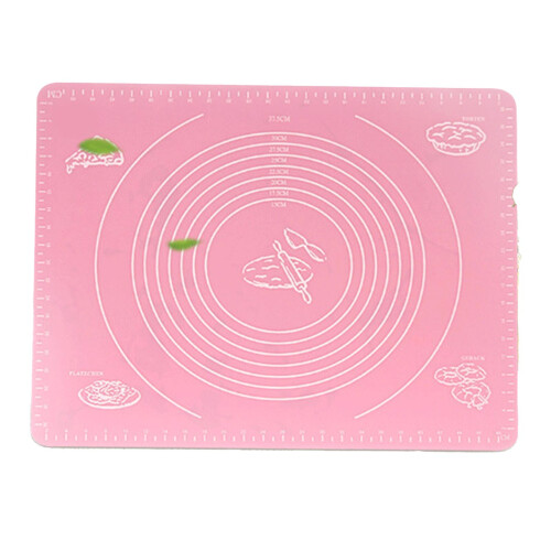 Nicht Haftendes Silikon-Backmatte 50x40cm Rosa Back- und Rollenmatte 1