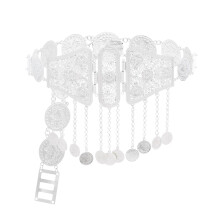 Bohemian Style Waist Chain with Coins and Tassels Waist Jewelry