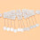 Glands taille bijoux alliage Texture pour les festivals de 6