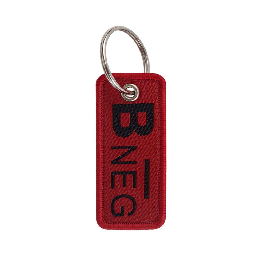 Versatile Blood Type Embroidered Keychain for Bags and-4