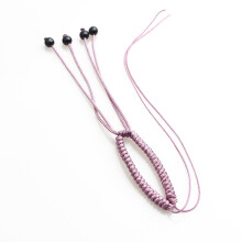 Adjustable Rope Bracelet Handmade Bracelet Geometric-Purple