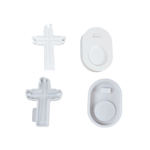 Practical Sturdy Silicone Craft Mould Home Accessory for Crosses