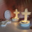 Multipurpose Artistics Crosses Plaster Mould Set Sturdy Silicone 3