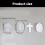 Practical Sturdy Silicone Craft Mould Home Accessory for Crosses 3