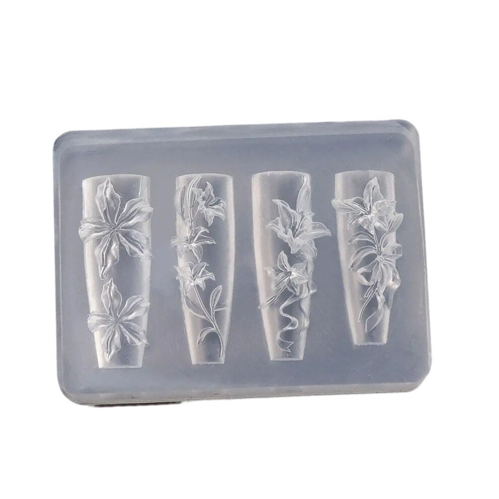 Elegant Bowknot Designs Silicone Mould for-Lily Ice Flower