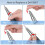 Nail Drill Handpiece for UP200 Machine, 35000RPM Professional Electric Nail File Handle Replacement 3 Pins, Low Noise 2