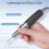 Nail Drill Handpiece for UP200 Machine, 35000RPM Professional Electric Nail File Handle Replacement 3 Pins, Low Noise 4