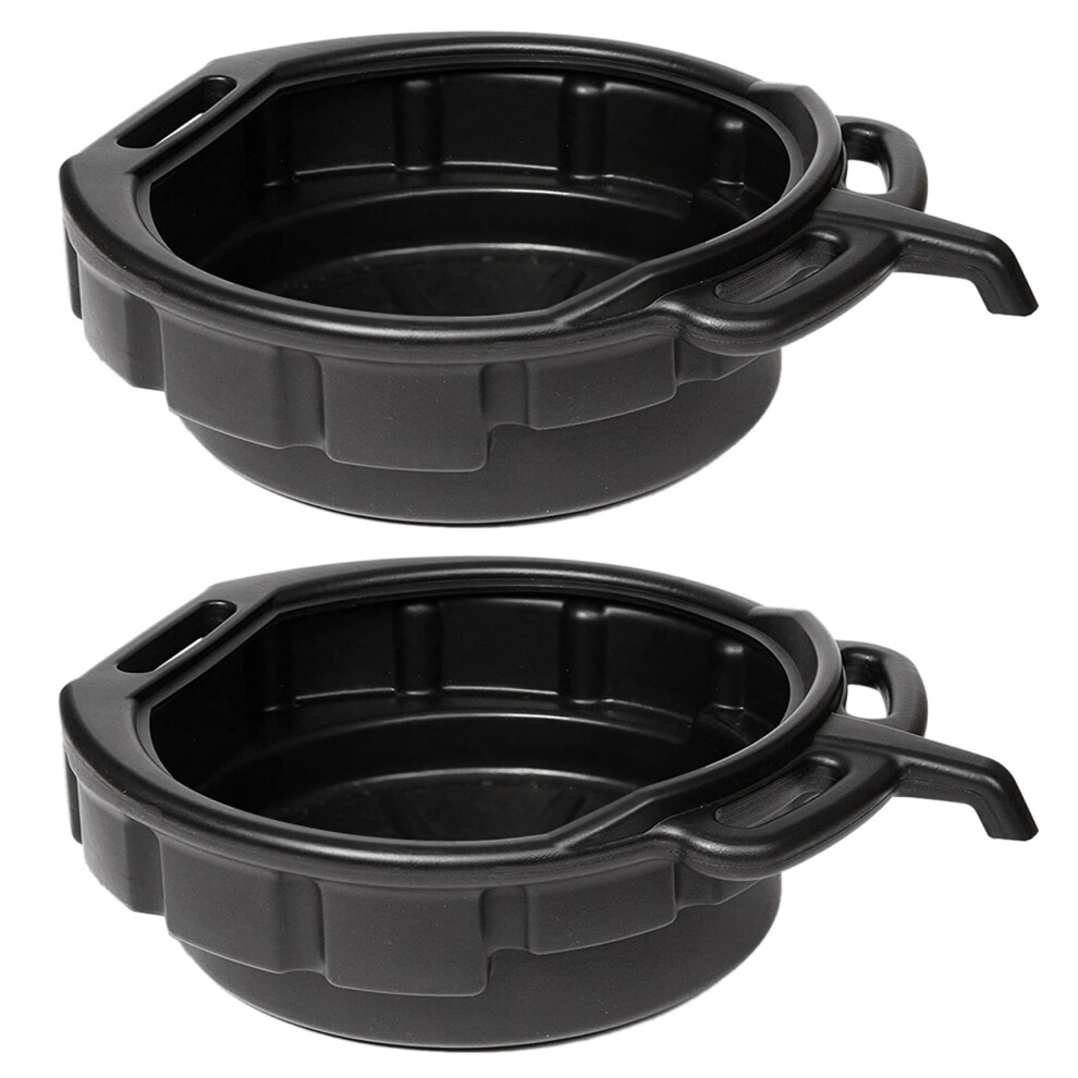 2X 10L Oil Drain Pan Wast Engine Oil Collector Tank Gearbox Oil Trip Tray For Repair Car Fuel Fluid Change Garage Tool 6031193295755