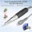 Nail Drill Handpiece for UP200 Machine, 35000RPM Professional Electric Nail File Handle Replacement 3 Pins, Low Noise 6
