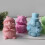 Figurines Moulds Silicone Texture Groundhog Shape for-Style 2 6