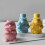 Figurines Moulds Silicone Texture Groundhog Shape for-Style 2 7
