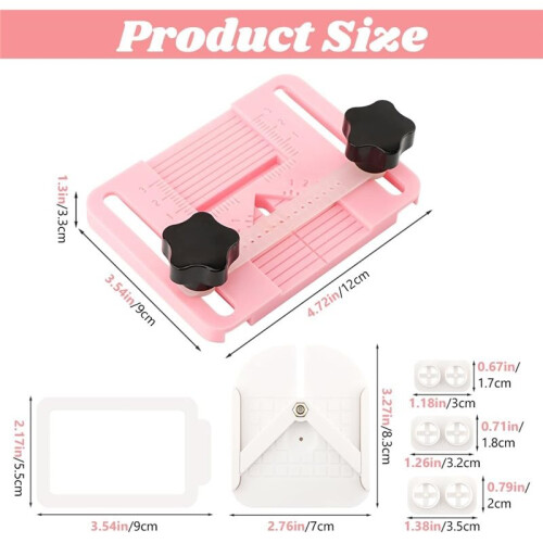 Polymer Clay Earring Drill Guide, Stud Post Embedding Tool, 3D Print Polymer Clay Drill Stand Device for Pieces Making 1