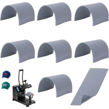 Almofada de Silicone para Aquecimento 1/8" X 4" X 8" (8 Unidades) - Tapete de Espuma Dupla Face para Transferências de Vinil Termocolante em Chapéus