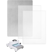 3 Pcs Cutting Pad and Metal Shim Set for Die Cutting Machine - for Scrapbooking Die-Cutting & Embossing Crafts
