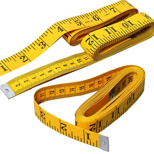 3 Fitas Métricas Flexíveis para Costura Corporal, 120 Polegadas, Dupla Escala, para Alfaiate 1