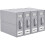 4pack Foldable Fabric Storage Bins for Bed Sheets, Duvet Covers, and Pillowcases - Grey 1