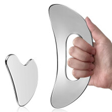 Stainless Steel Gua Sha Set for Lymphatic Drainage, Cellulite Reduction, Muscle Recovery & Skin Care