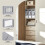 4pack Foldable Fabric Storage Bins for Bed Sheets, Duvet Covers, and Pillowcases - Grey 6