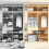 4pack Foldable Fabric Storage Bins for Bed Sheets, Duvet Covers, and Pillowcases - Grey 3