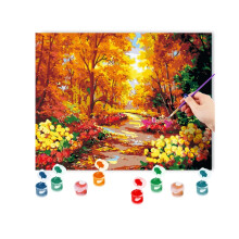 DIY Paint by Number Kits for Adults, Relaxing and Joyful 16 * 20 Inch Easy to Paint Oil Painting Set for Decoration in Home Kitchen Areas