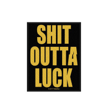 Metallica Patch Sh*t Outta Luck Band Logo new Official woven sew on (8cm x 10cm)