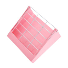 Pet Food Dispenser Rack 1Piece for Rabbits and Guinea Pigs Grass Holder Pink Color for Animal Cages