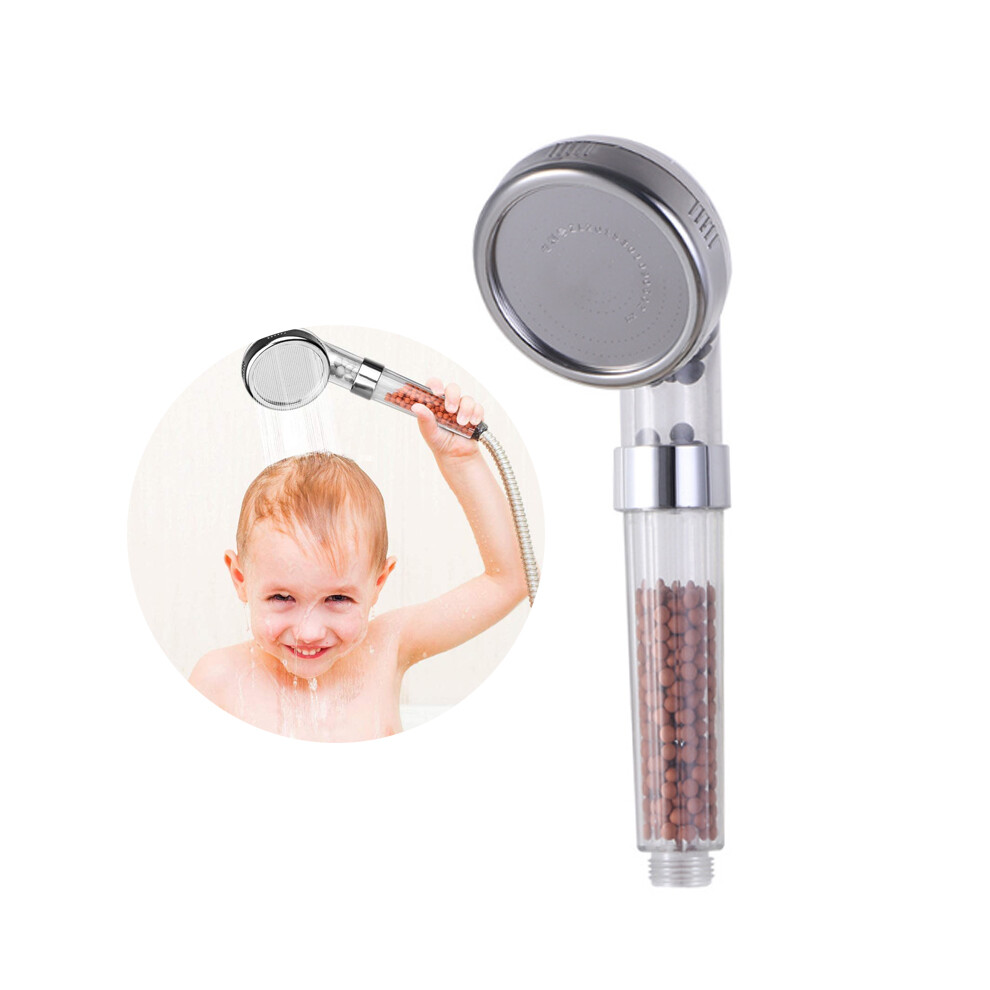 Filtration System Filter Shower Head, High Pressure Water Saving Design, Double Filtration For Cleaner Water, Negative Ion Function For Enhanced 9128293550062