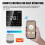 Intelligest WiFi-Touchscreen-Thermostat 86x86mm Programmierbar, Schwarz 8