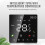 Intelligest WiFi-Touchscreen-Thermostat 86x86mm Programmierbar, Schwarz 7
