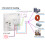 WiFi Smart Thermostat mit Touchscreen, 16A LED-Display, Automatik-/Manuellmodus 10