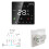 Intelligest WiFi-Touchscreen-Thermostat 86x86mm Programmierbar, Schwarz 5