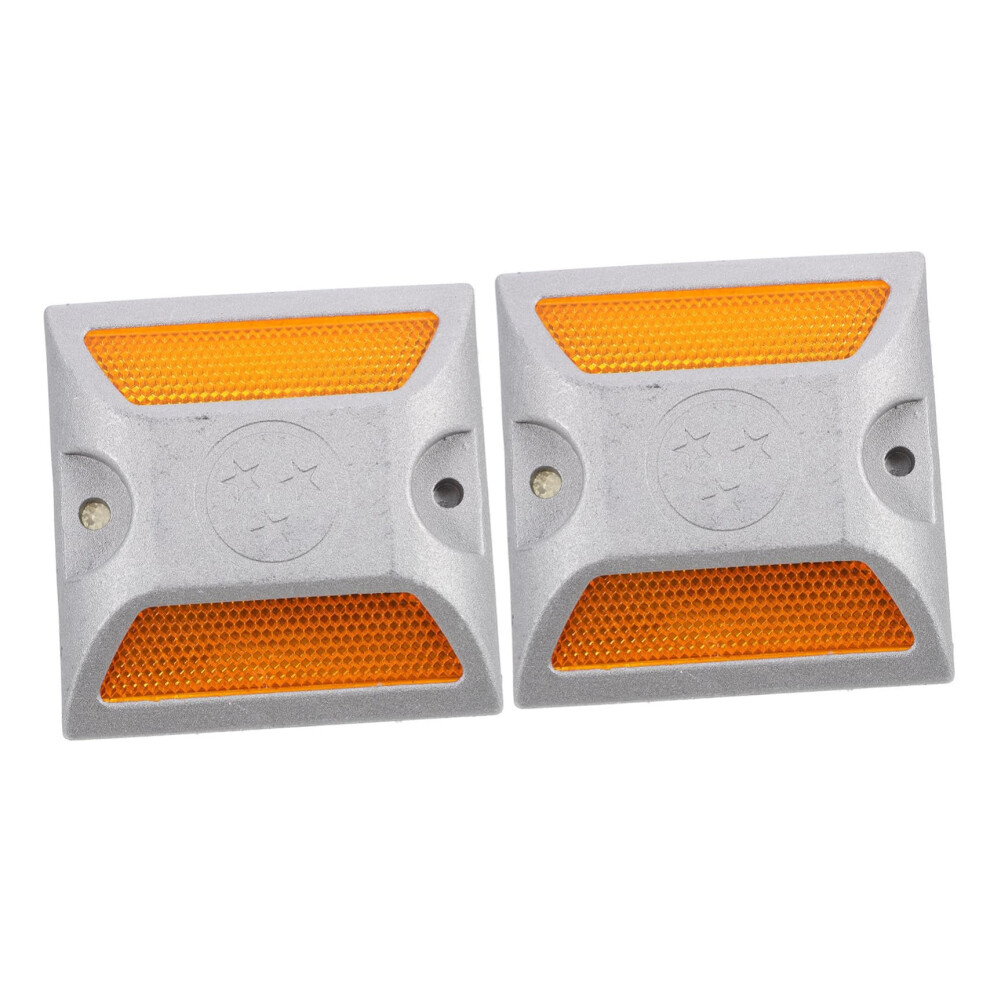 Reflective Driveway Markers 2Pack Weatherproof Road Reflectors Nighttime Visibility For Driveways And Outdoor Safety 9382693664327
