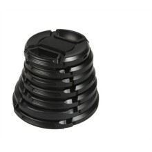 DSLR SLR Camera Lens Cap Protective Cover Set 49mm 52mm 55mm 58mm 62mm 67mm 72mm 77mm 82mm Compatible with Various Lenses