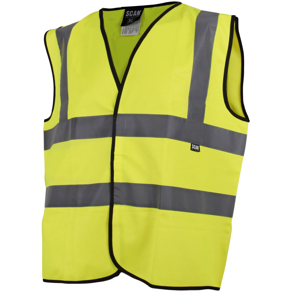 Scan Scahvwxxxl Hi-Vis Waistcoat Yellow - Xxxl (56In) | 5023969006444