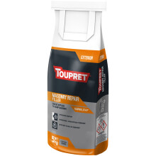 Toupret Exterior Masonry Repair Filler 5kg, Light Grey, TOUTTTHR05