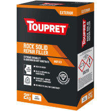 Toupret TTMUX02GB Exterior Rock Solid Repair Filler 2kg TOUTTMUX02
