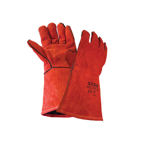 Scan Welders Gauntlet - Red SCAGLOWELRED