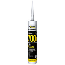 Everbuild Everflex Contract 700T LMN Silicone Sealant - Black (300ml)