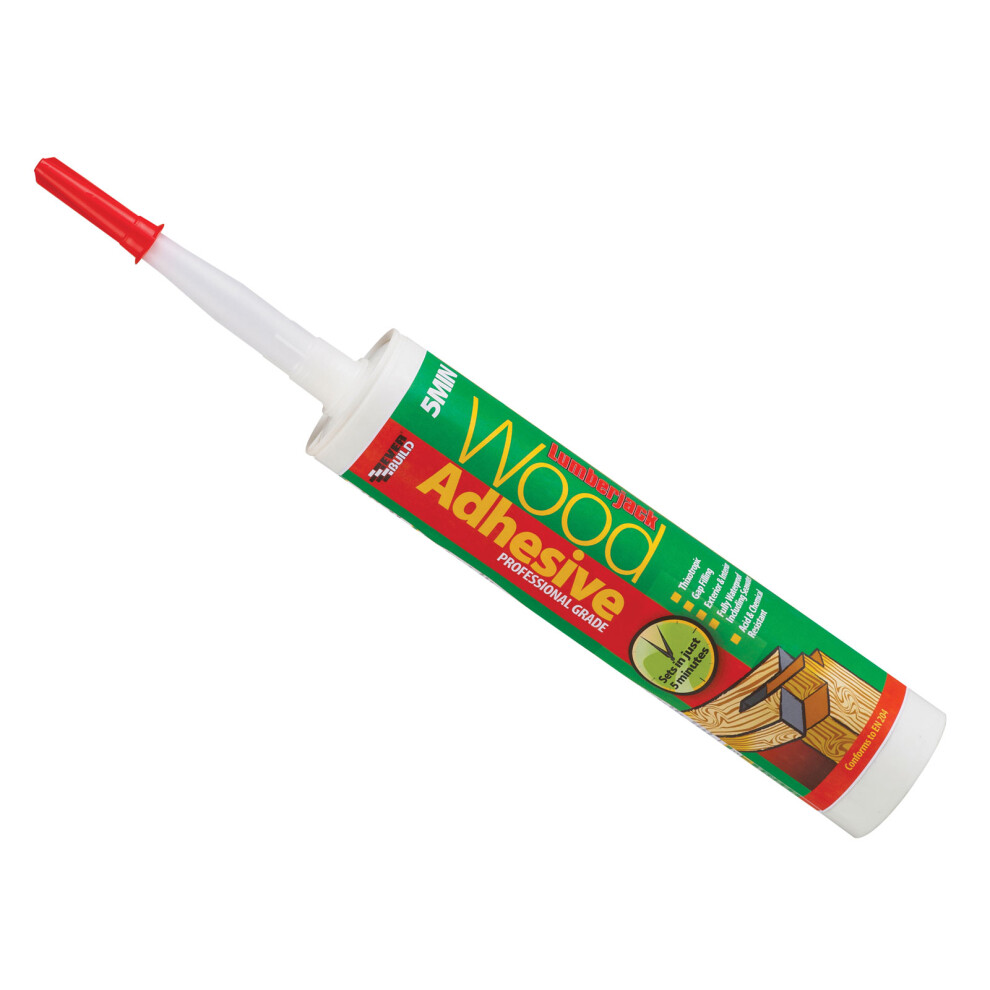 Everbuild Lumberjack 5 Minute Polyurethane Wood Adhesive Gel