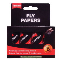 Rentokil FF89 Flypapers Pack of 8