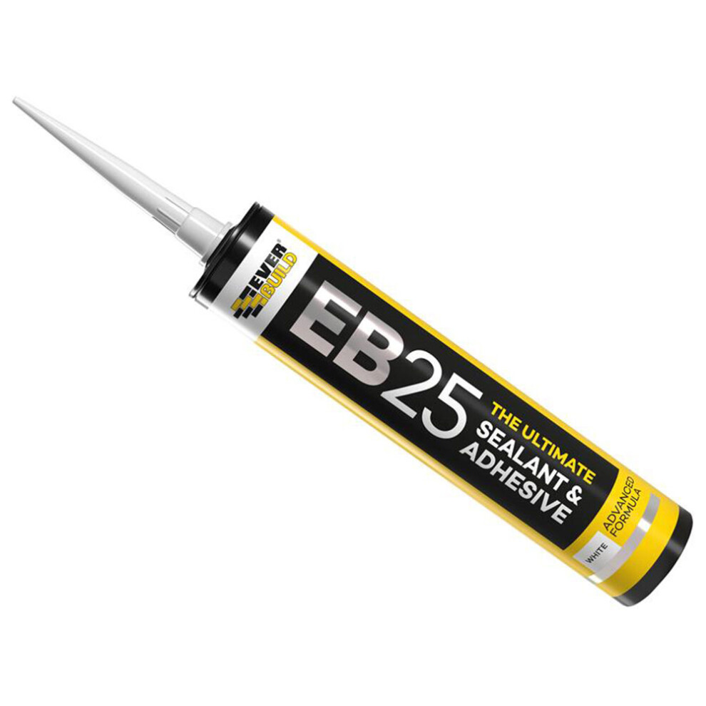 Everbuild Eb25 The Ultimate Sealant And Adhesive Hybrid Polymer White