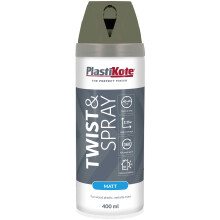 Twist & Spay Matt 400ml Olive Geen PKT23121