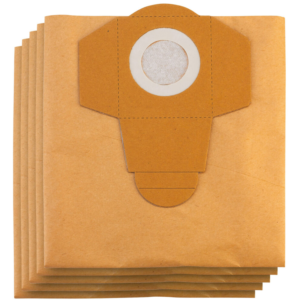 Einhell Dirt Collection Bag Filter 30L Set Of 5Pcs For Wet And Dry Vacuum