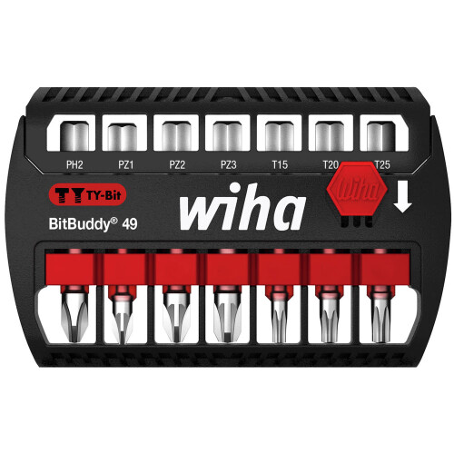 Wiha Wiha BitBuddy TY Bit Set, 7 Piece (Set A)