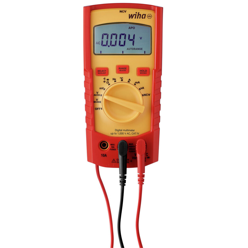 Wiha - Digital Multimeter 1,000 V Ac, Cat Iv