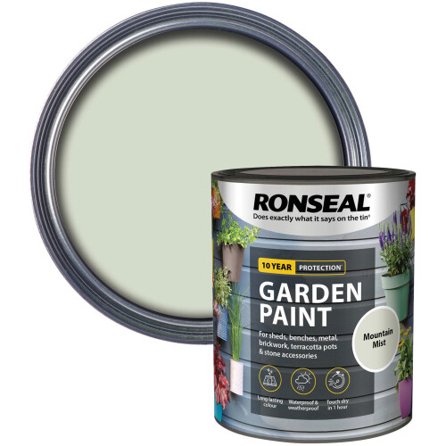 Ronseal Ronseal Garden Paint 750ml Mountain Mist
