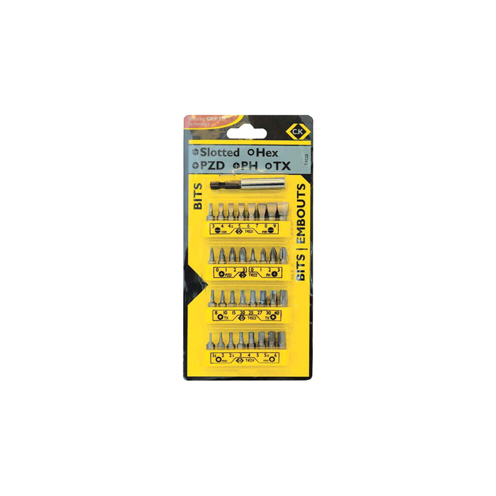 C.K T4520 Screwdriver Bit Clip Set