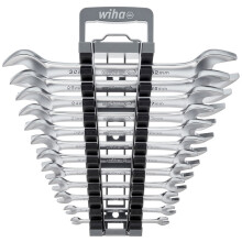 Wiha - Double Open-End Spanner Set, 12 Piece
